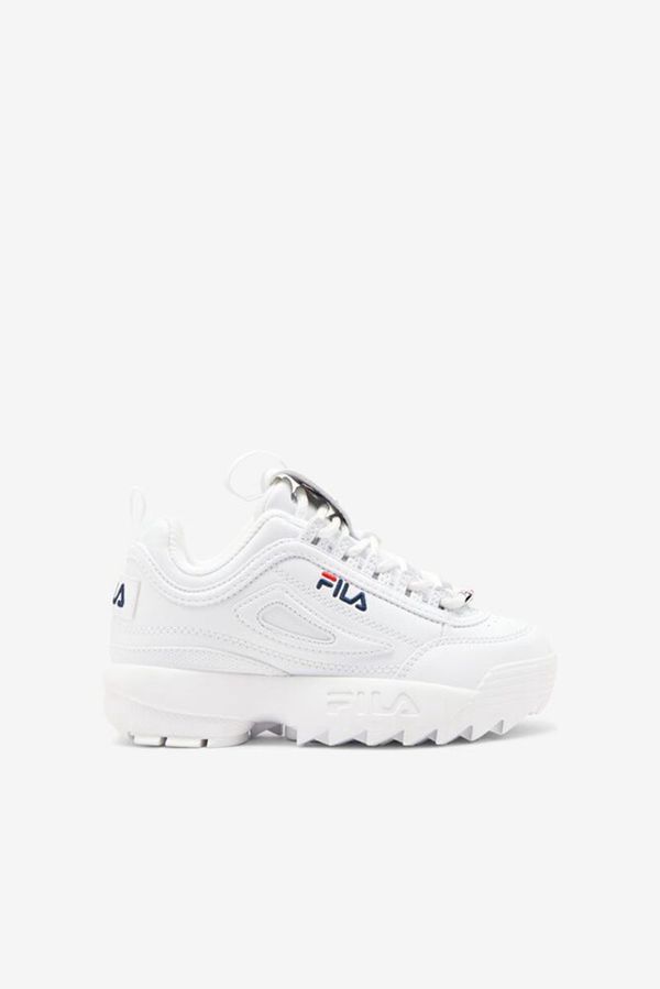 Tênis Fila Rapaz Branco/Azul Marinho/Vermelhas - Fila Disruptor 2 Outlet Portugal,NCQH-36274